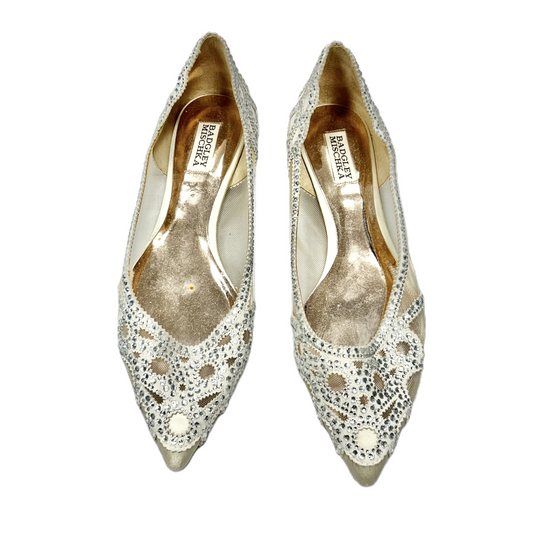 Shoes Flats By Badgley Mischka In Cream, Size: 10