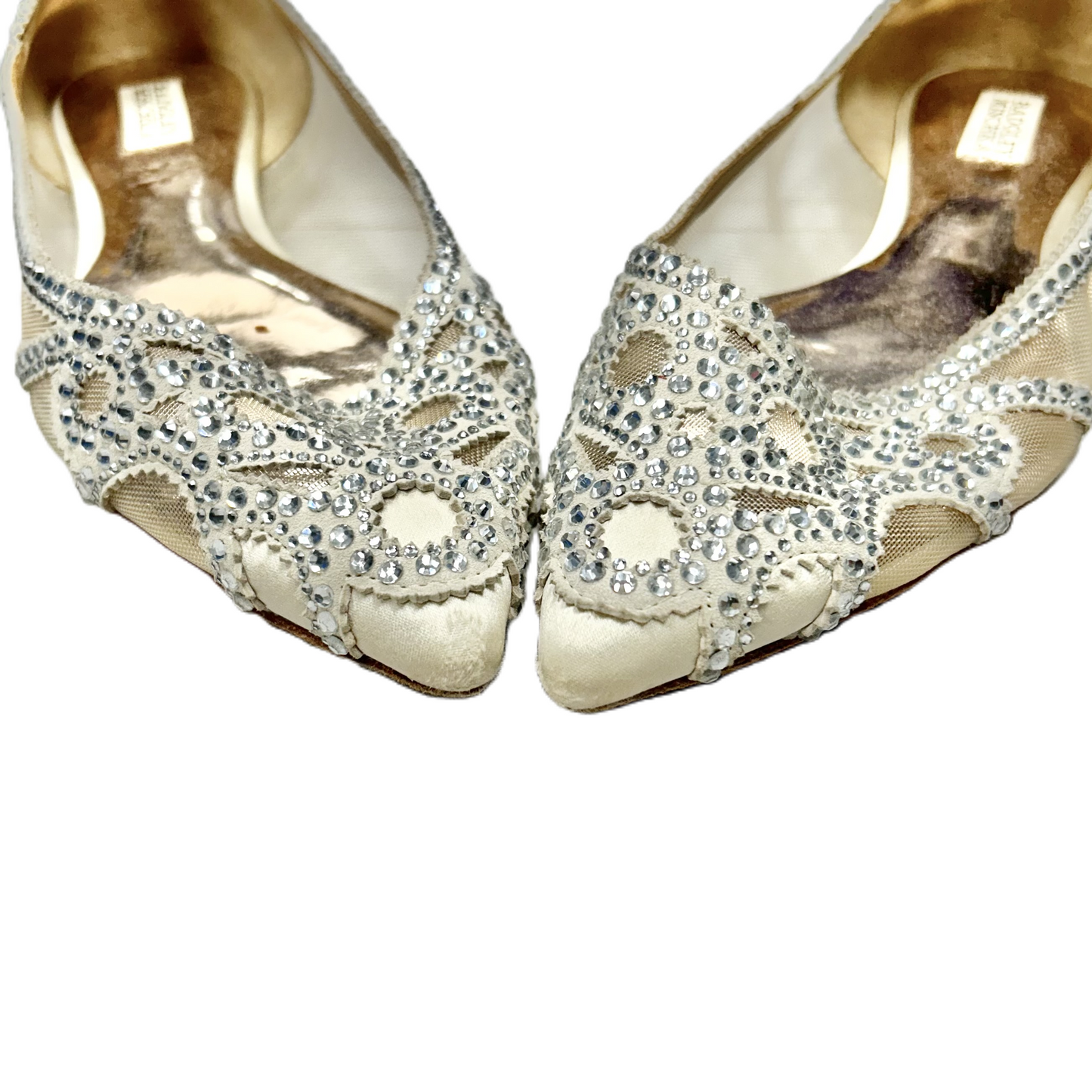 Shoes Flats By Badgley Mischka In Cream, Size: 10