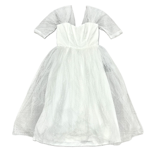 Dress Party Midi By Lulus In White, Size: S