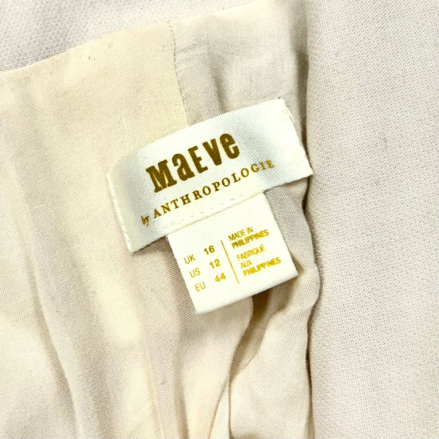 Blazer By Maeve In Beige, Size: L