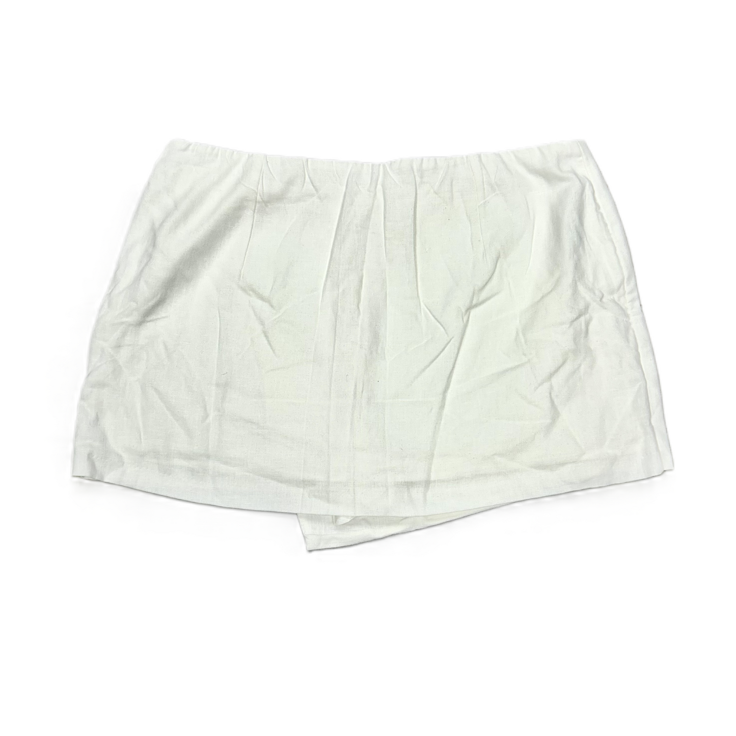 Skort Mini & Short By Abercrombie And Fitch In White, Size: Xl