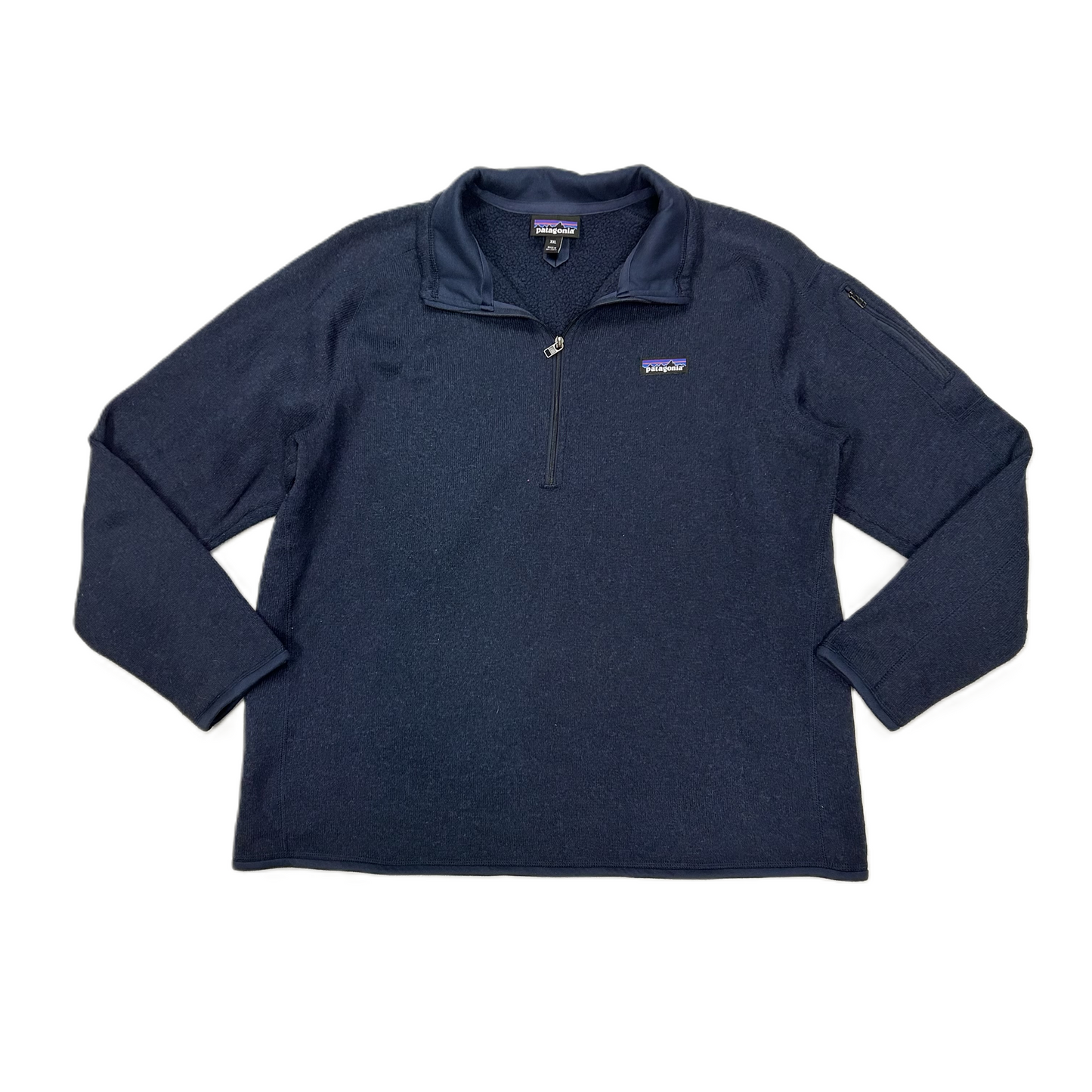 Jacket Fleece By Patagonia In Navy, Size: Xxl