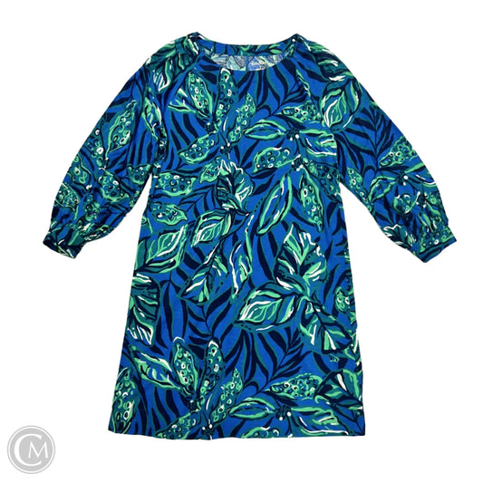 Dress Designer By Lilly Pulitzer In Blue & Green, Size: S