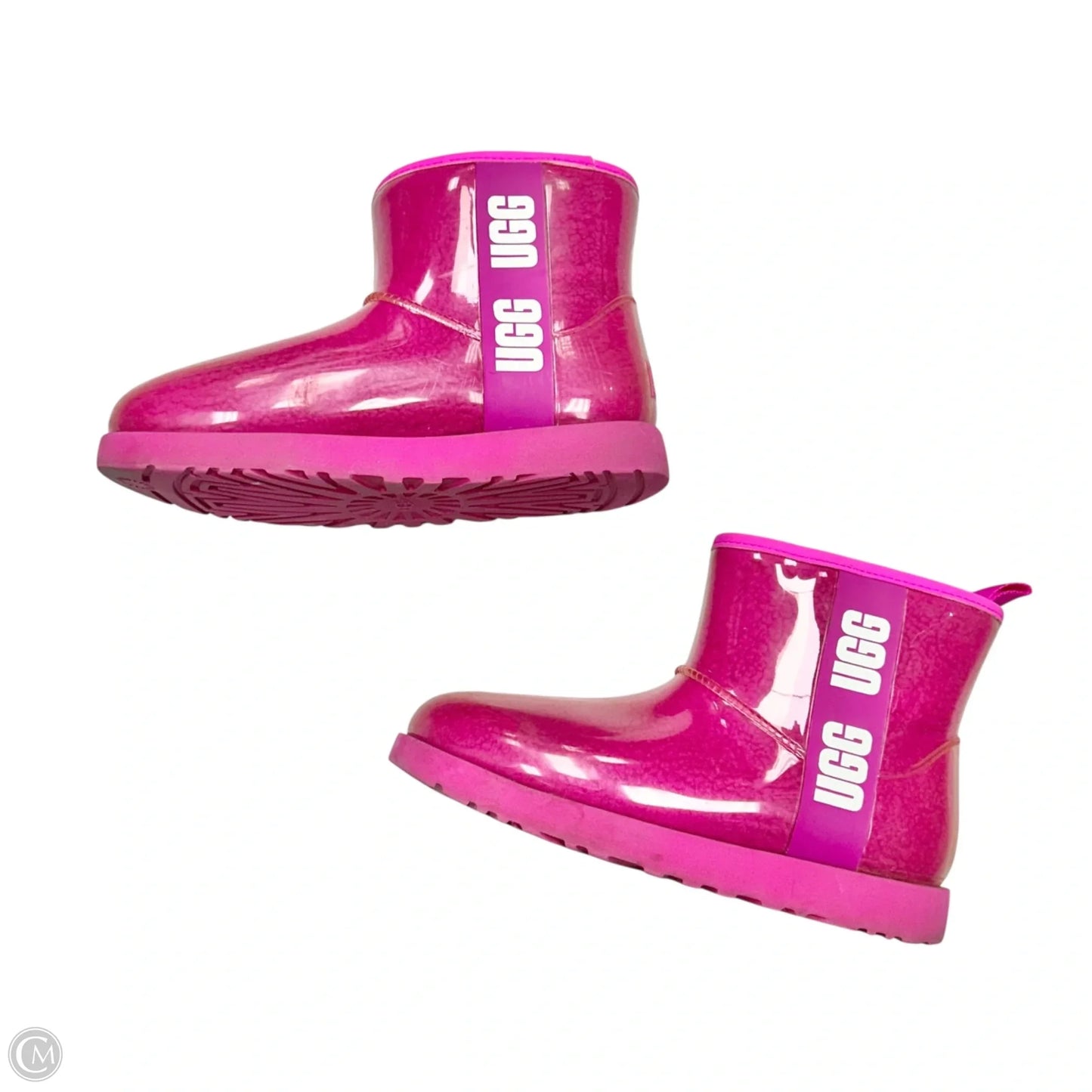 Boots Designer By Ugg In Pink, Size: 9