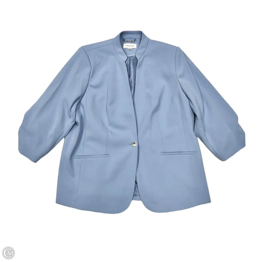 Blazer By Calvin Klein In Blue, Size: 2x
