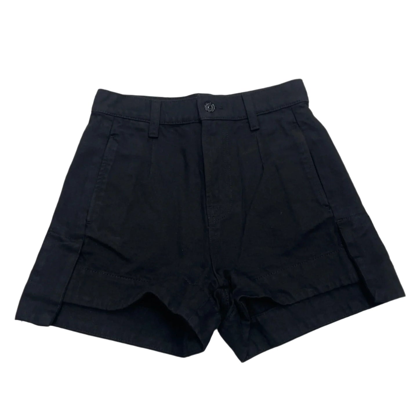 Shorts By 7 For All Mankind In Black, Size: 0
