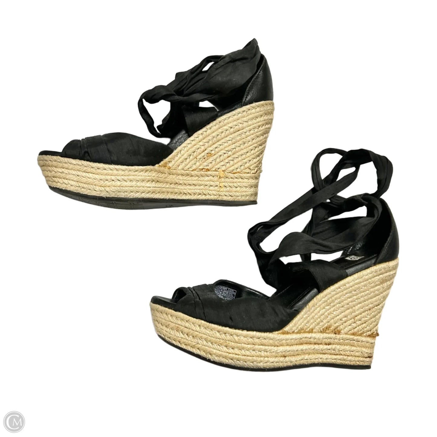 Sandals Designer By Ugg In Black, Size: 8