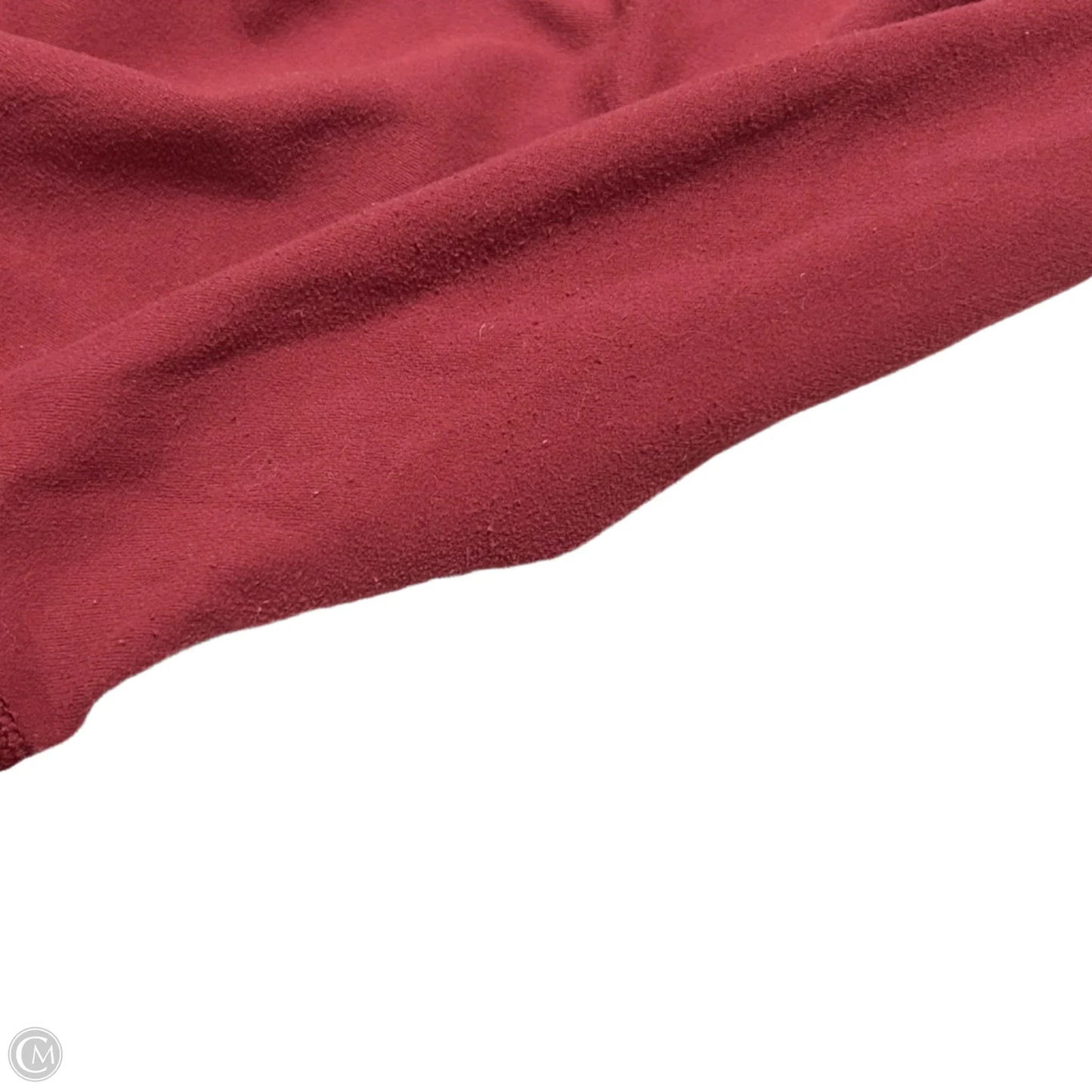 Athletic Leggings Capris By Lululemon In Maroon, Size: M