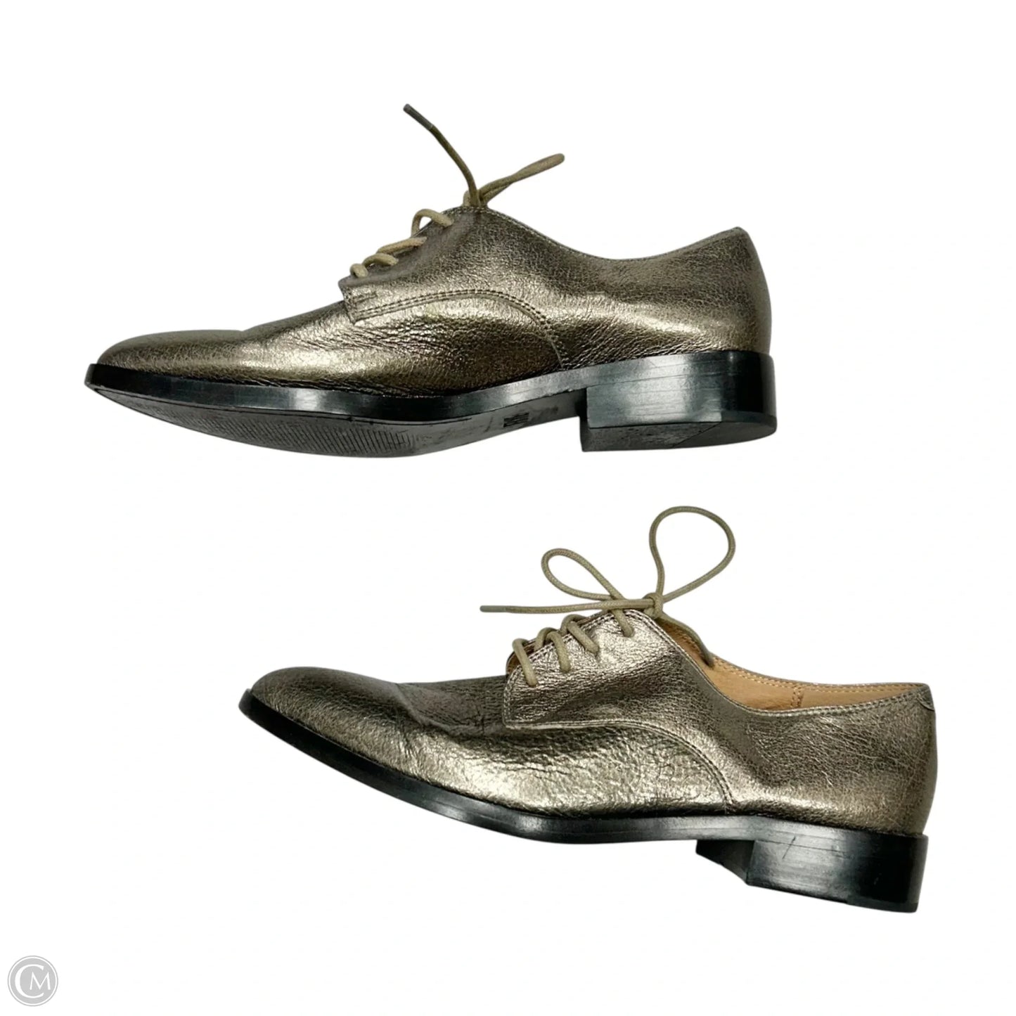 Shoes Designer By Frye In Bronze, Size: 7