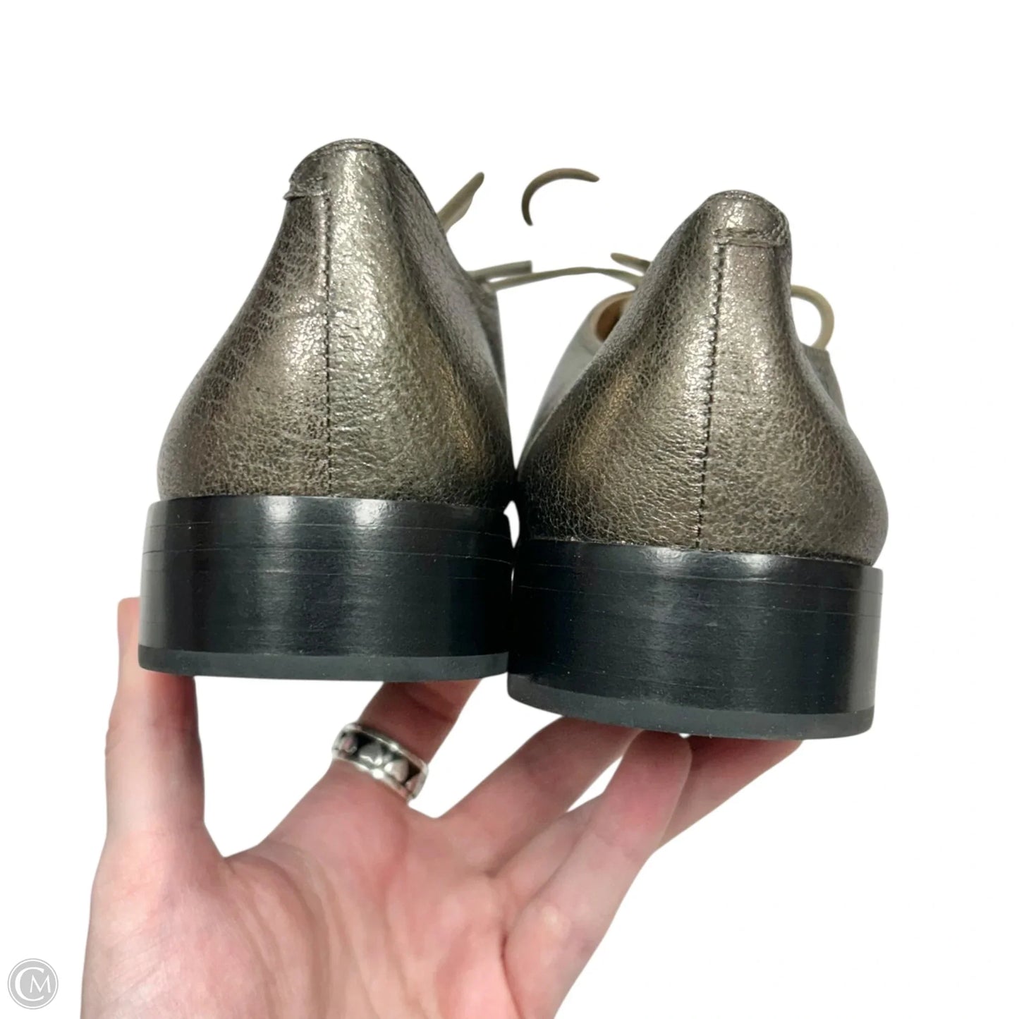 Shoes Designer By Frye In Bronze, Size: 7