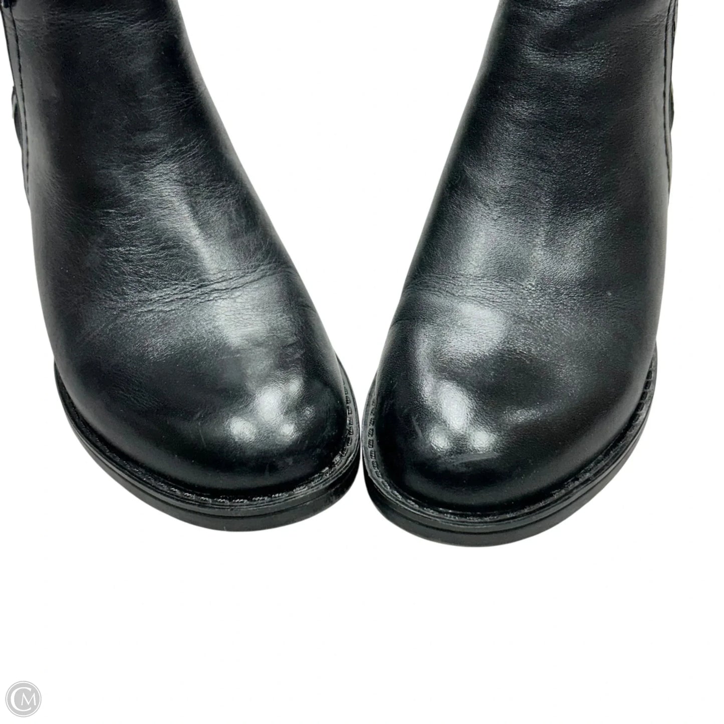 Boots Knee Flats By Franco Sarto In Black, Size: 5.5