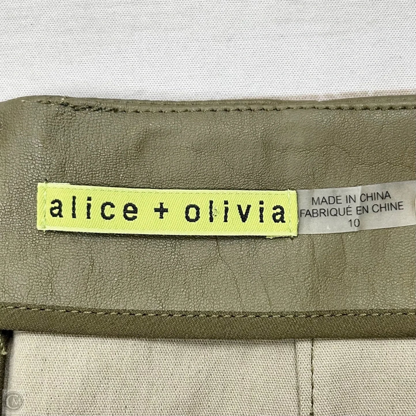 Skirt Designer By Alice + Olivia In Green, Size: 10