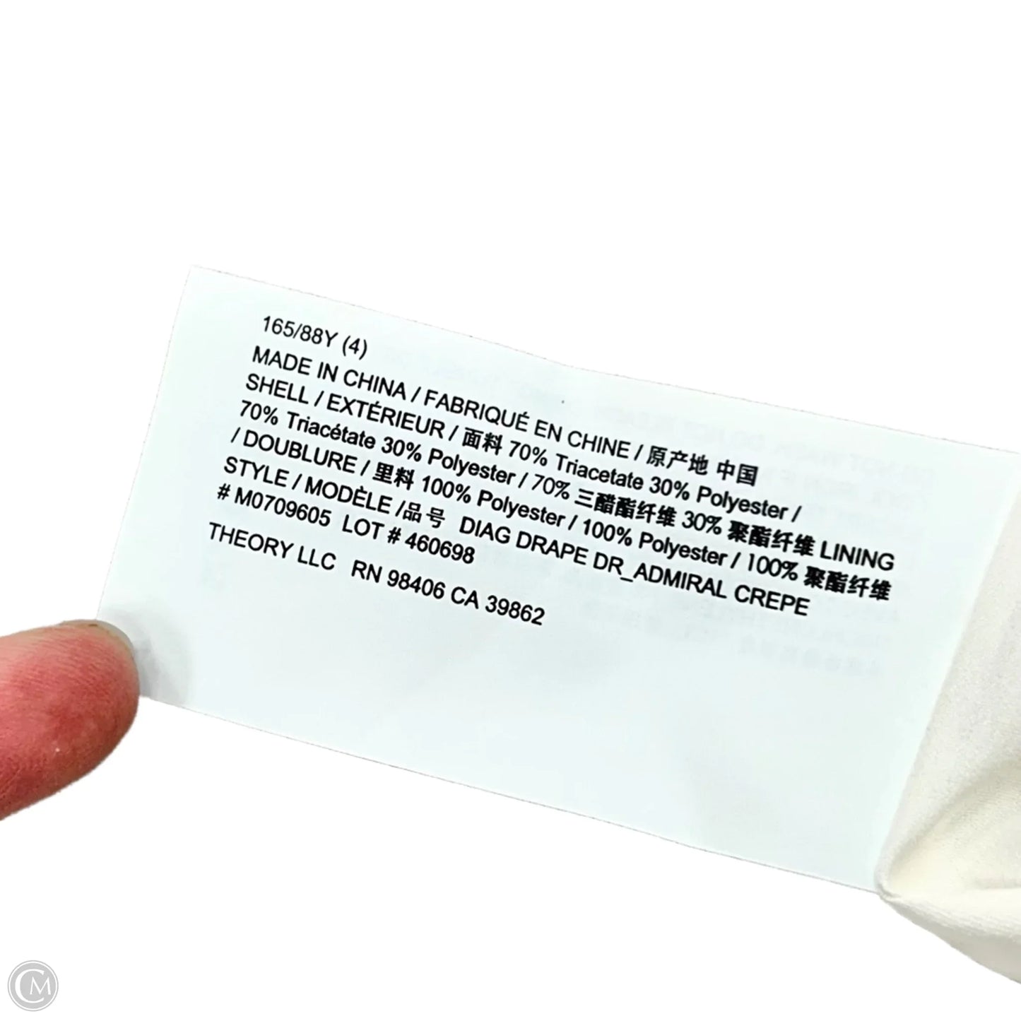 Dress Work By Theory In Pink, Size: S