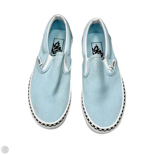 Shoes Sneakers By Vans In Blue & White, Size: 6