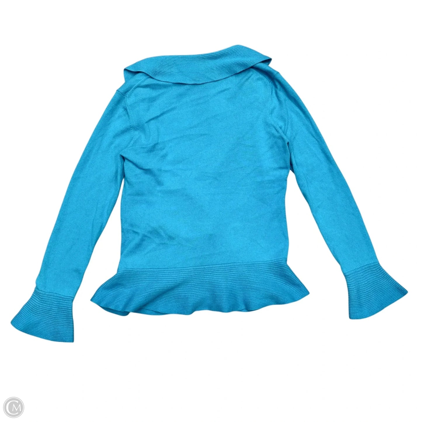 Sweater Cardigan Designer By Lilly Pulitzer In Blue, Size: M