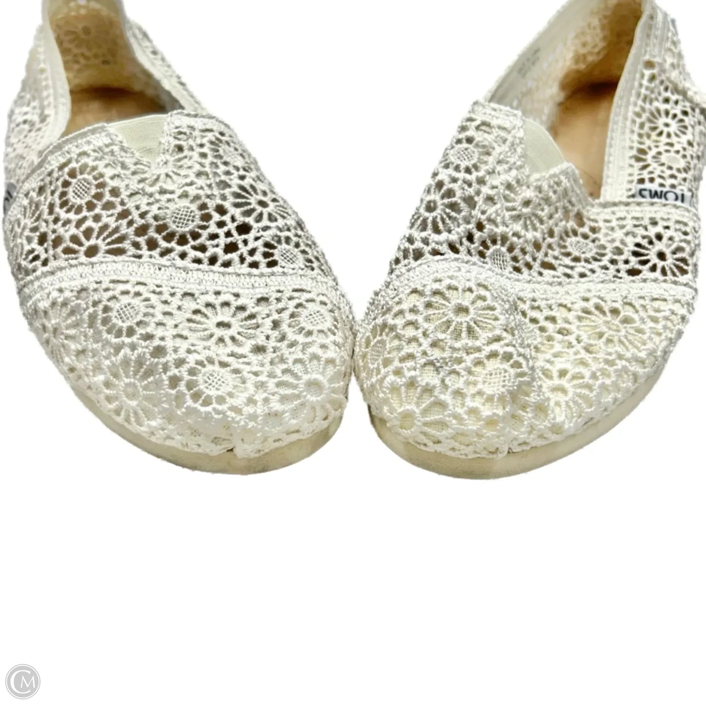 Shoes Flats By Toms In Cream, Size: 7.5