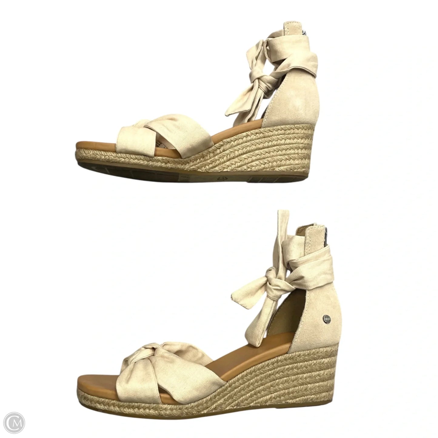 Sandals Designer By Ugg In Tan, Size: 10