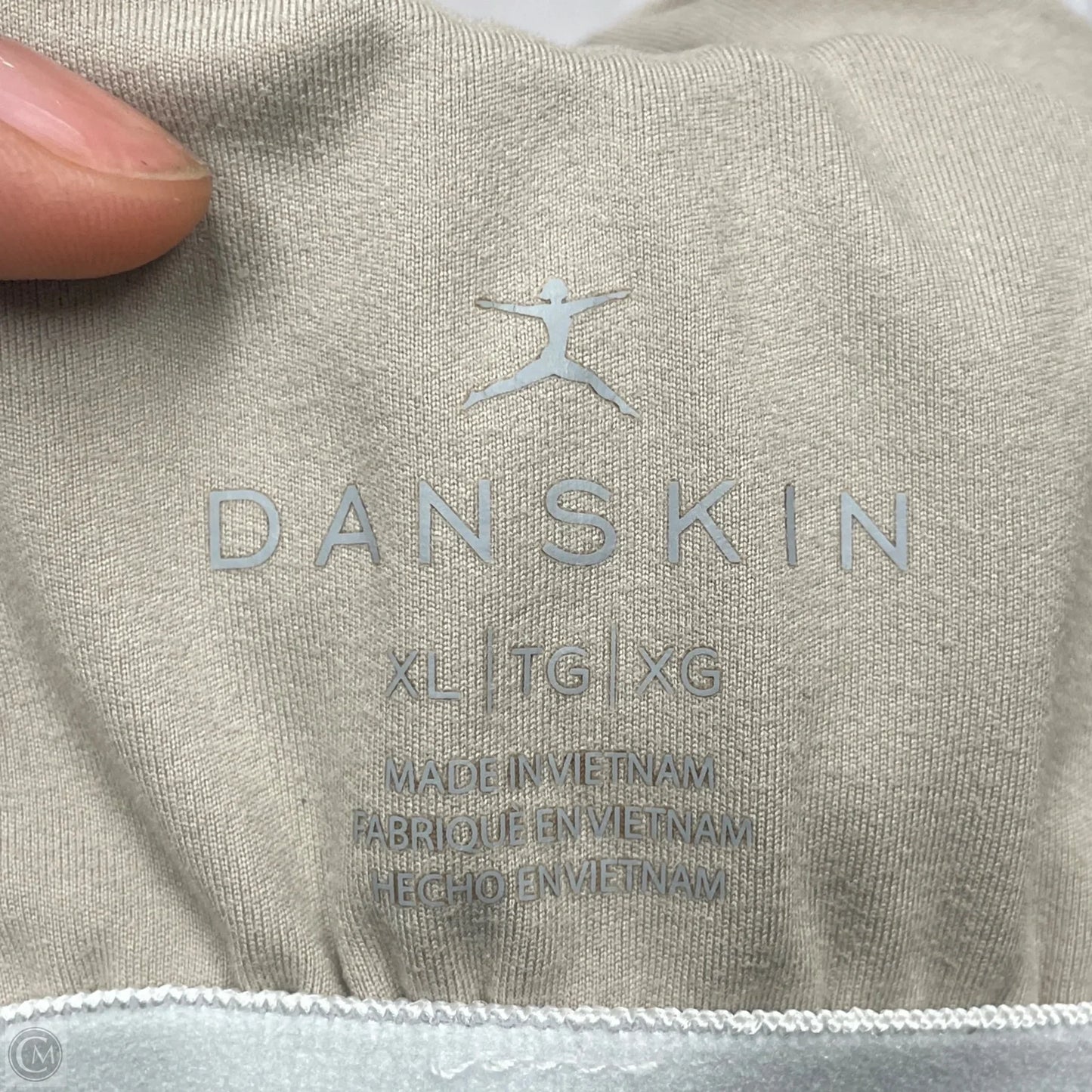 Athletic Dress By Danskin In Taupe, Size: Xl
