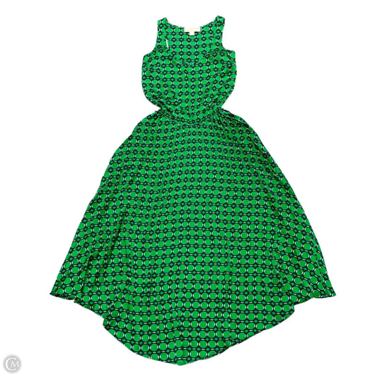 Dress Casual Maxi By Michael By Michael Kors In Green & White, Size: Xs