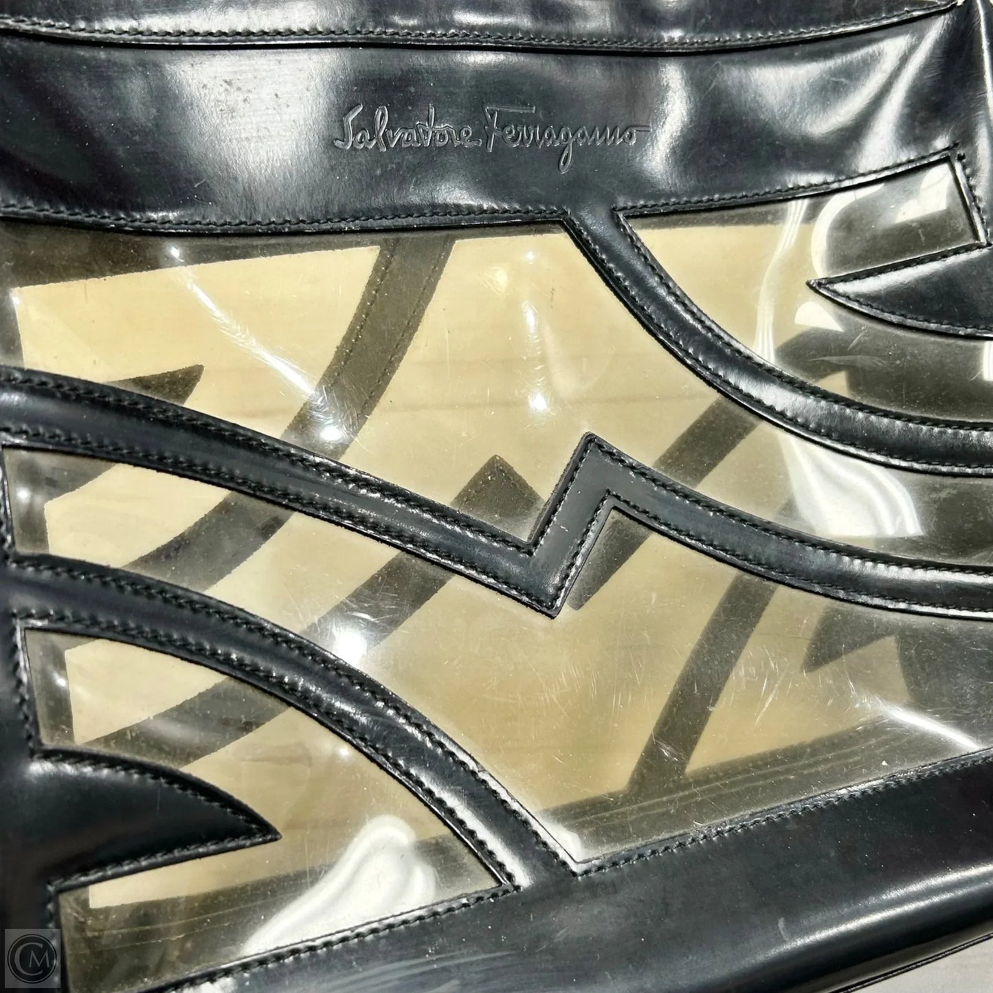 Handbag Designer By Ferragamo, Size: Medium