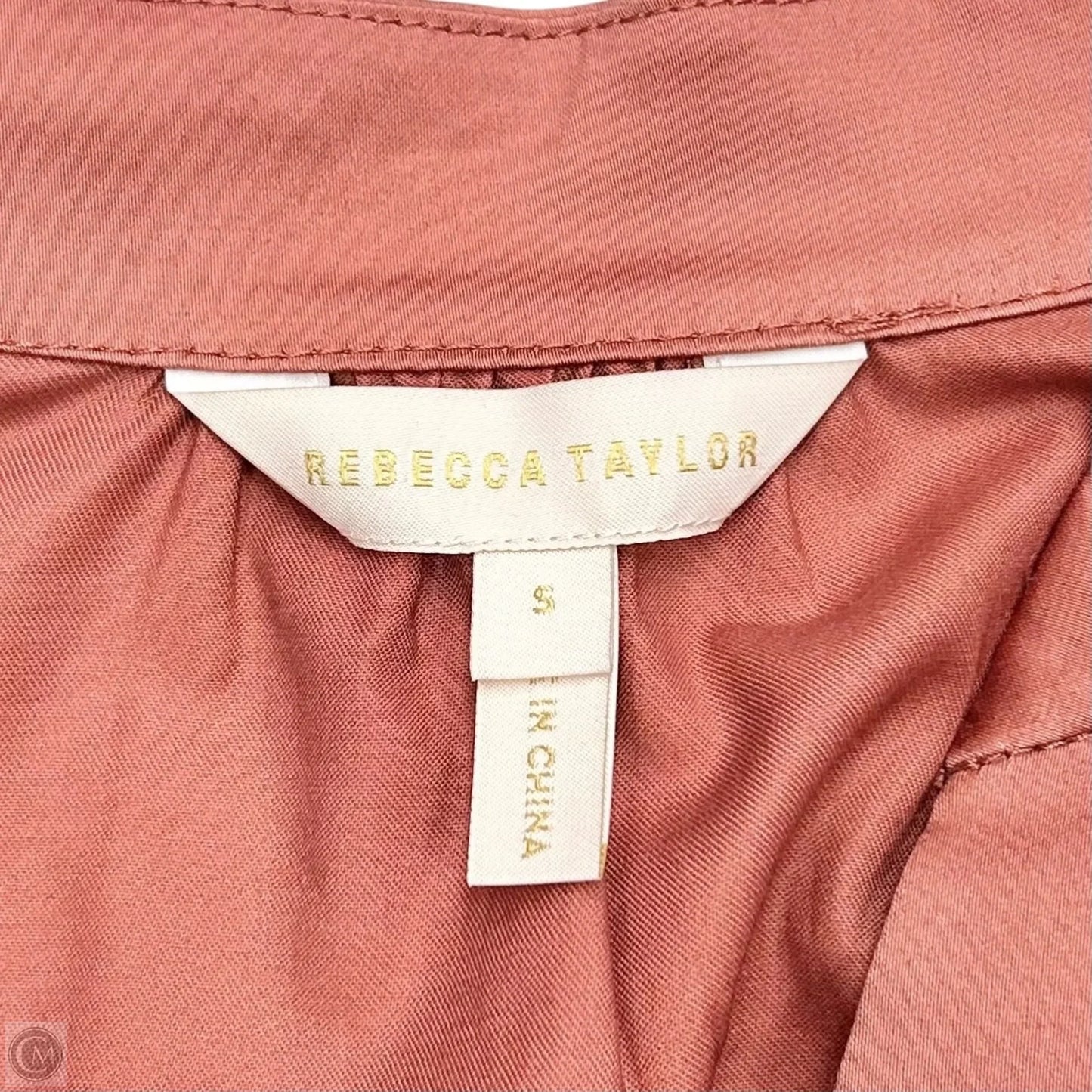 Dress Casual Short By Rebecca Taylor In Mauve, Size: S