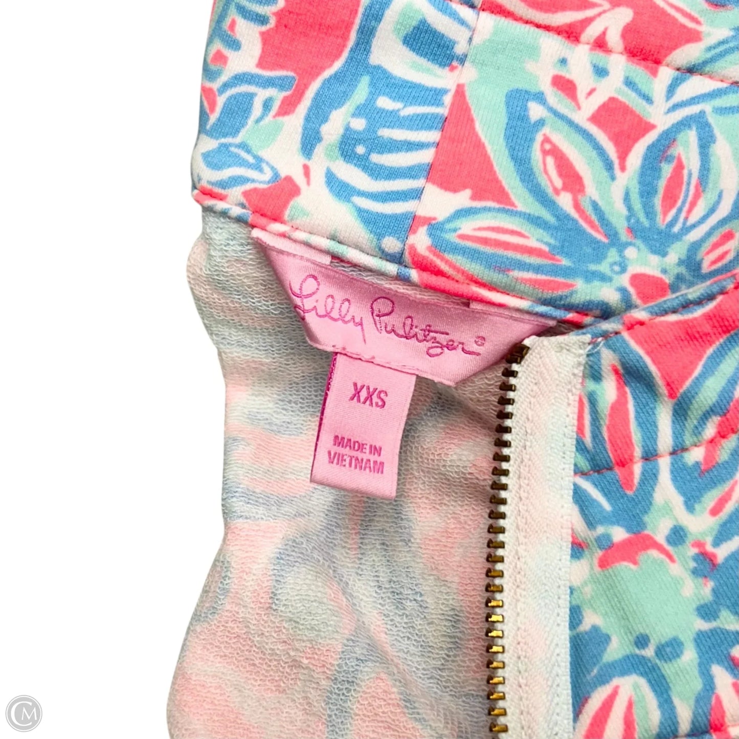 Sweatshirt Designer By Lilly Pulitzer In Blue & Pink, Size: Xxs