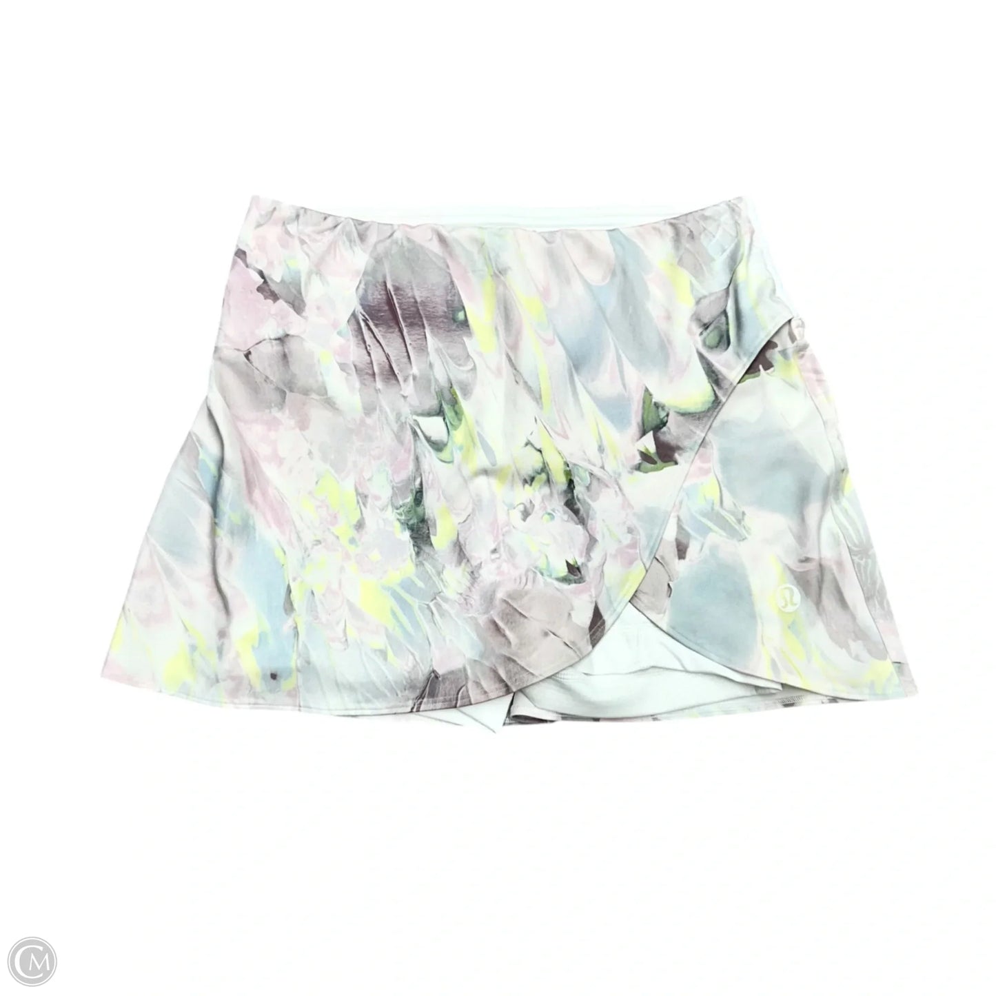 Athletic Skirt By Lululemon In Pink & White, Size: S