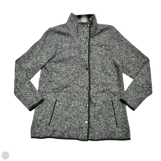 Jacket Fleece By Eddie Bauer In Grey, Size: Lp