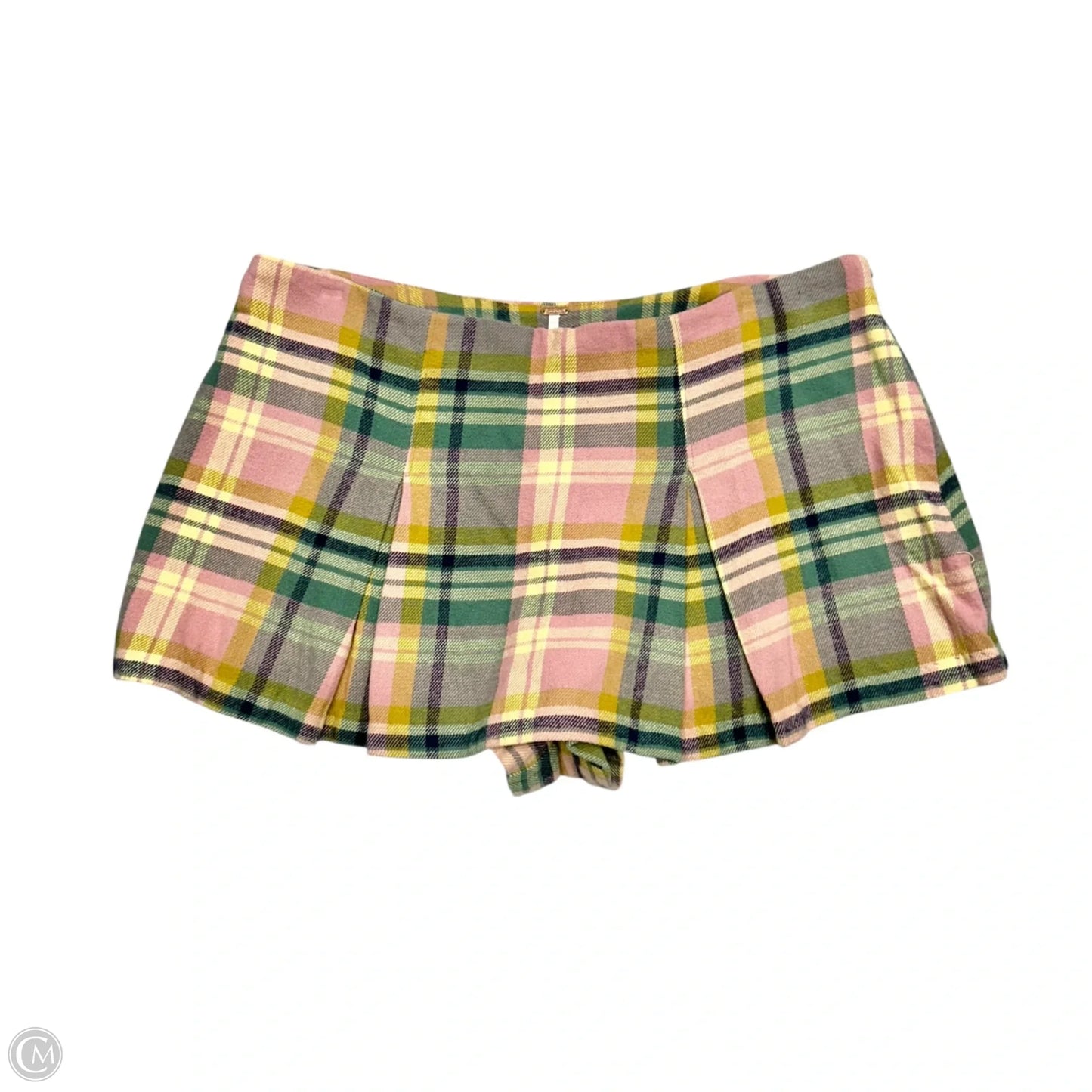 Skort By Free People In Green & Pink, Size: 12