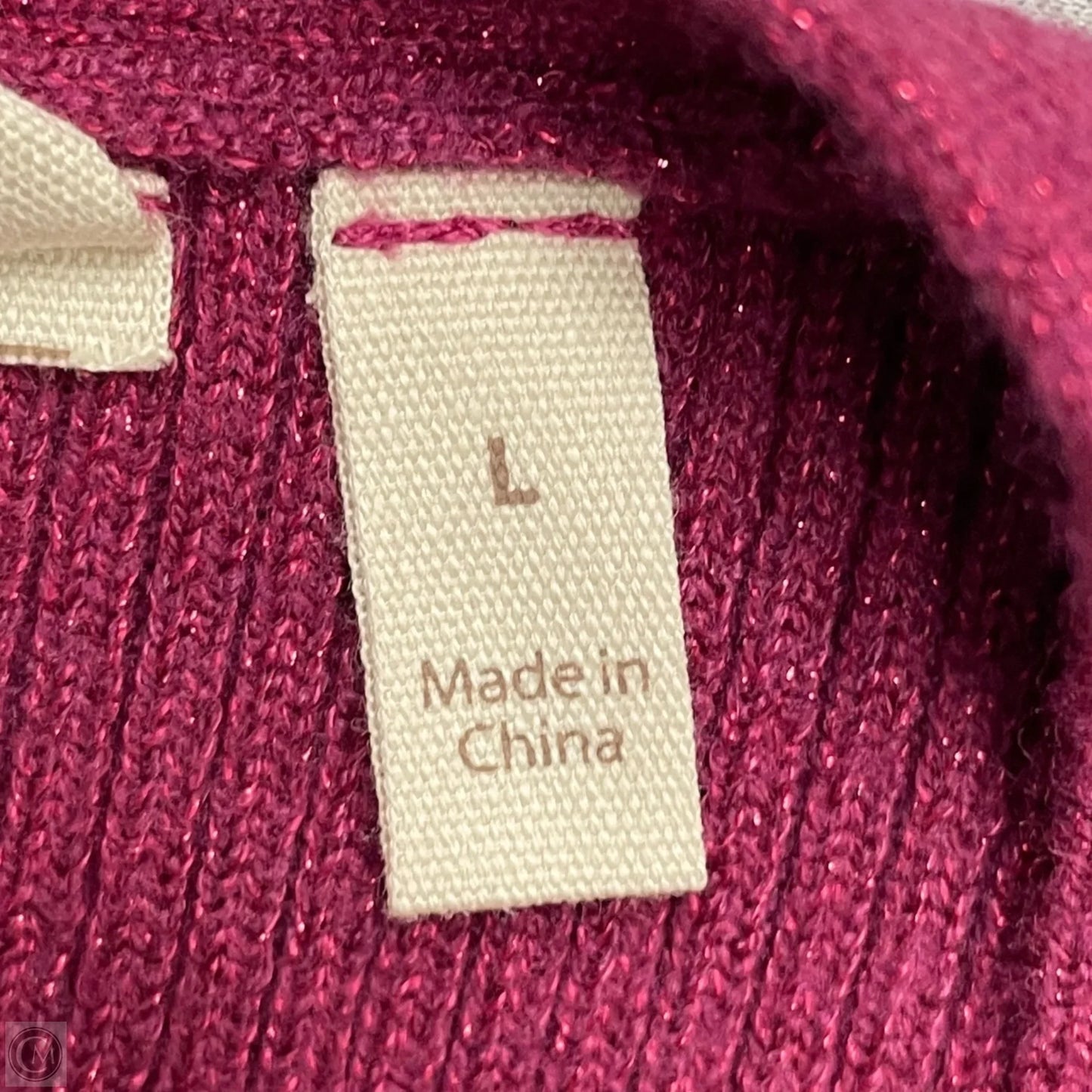 Sweater By Soft Surroundings In Pink, Size: L