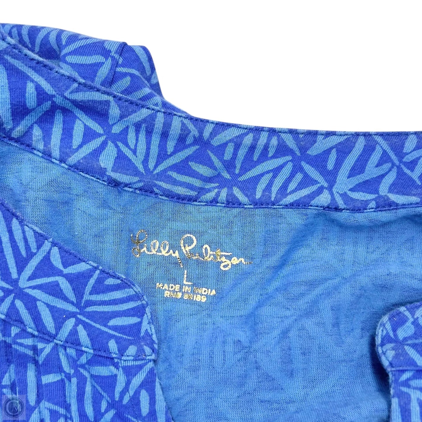 Dress Designer By Lilly Pulitzer In Blue, Size: L