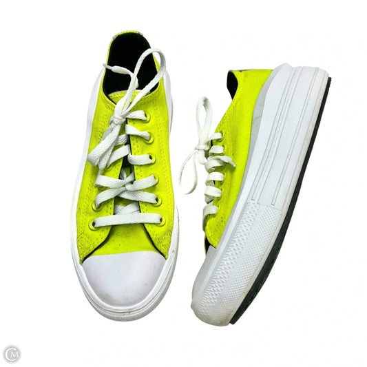 Shoes Sneakers Platform By Converse In Chartreuse, Size: 6