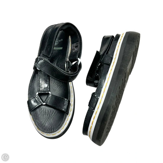 Sandals Heels Platform By Dr Martens In Black, Size: 9
