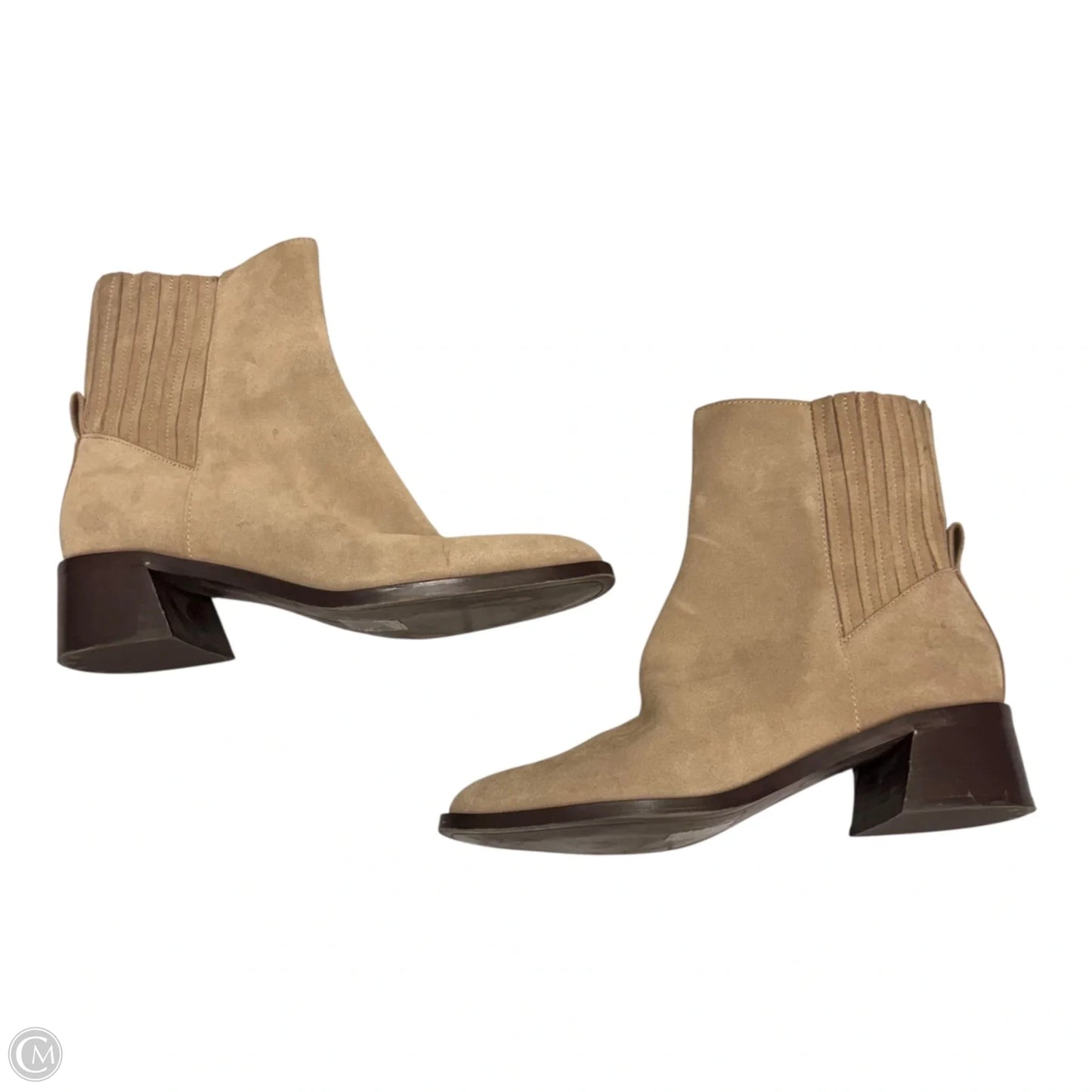 Boots Ankle Heels By Dolce Vita In Taupe, Size: 9