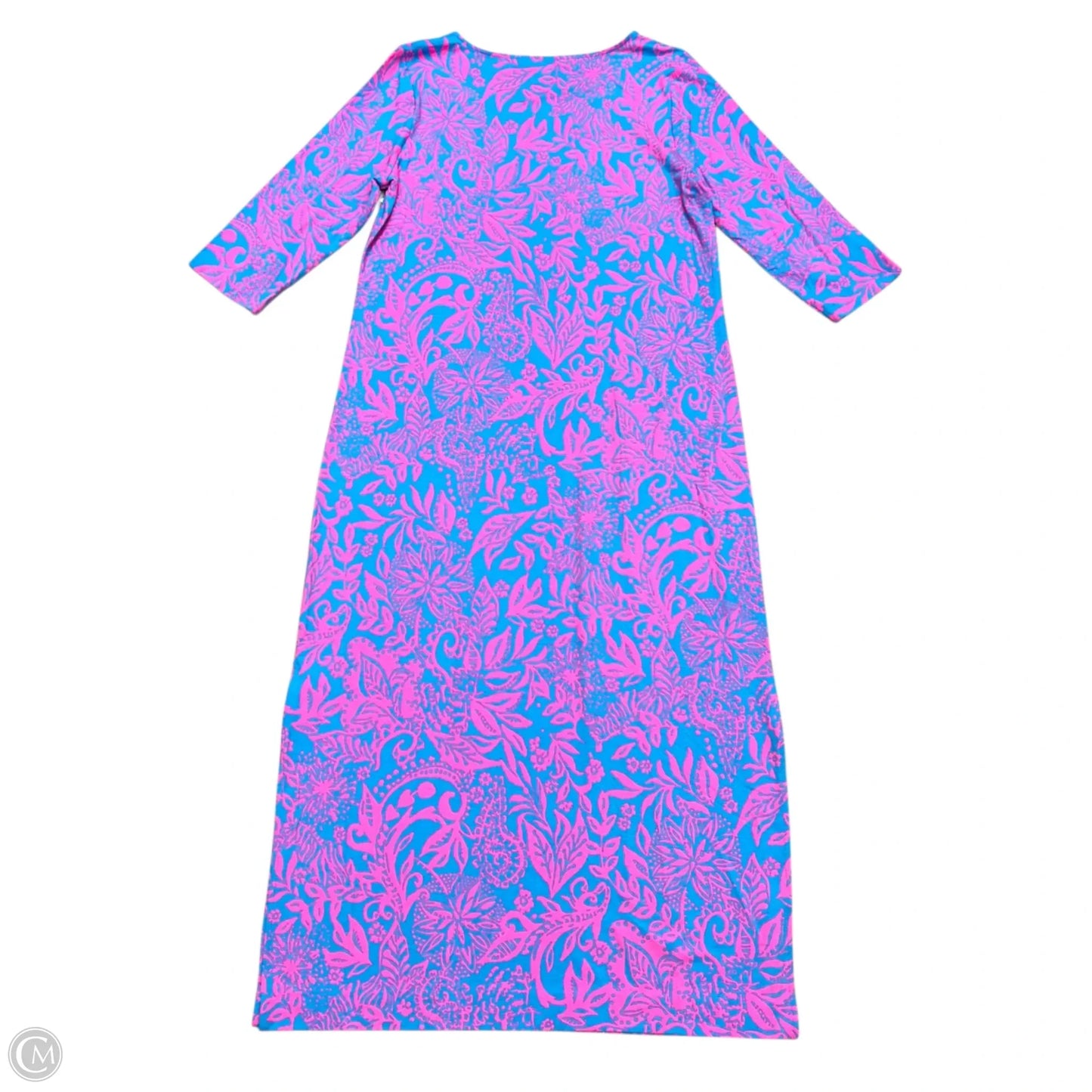 Dress Designer By Lilly Pulitzer In Blue & Pink, Size: L