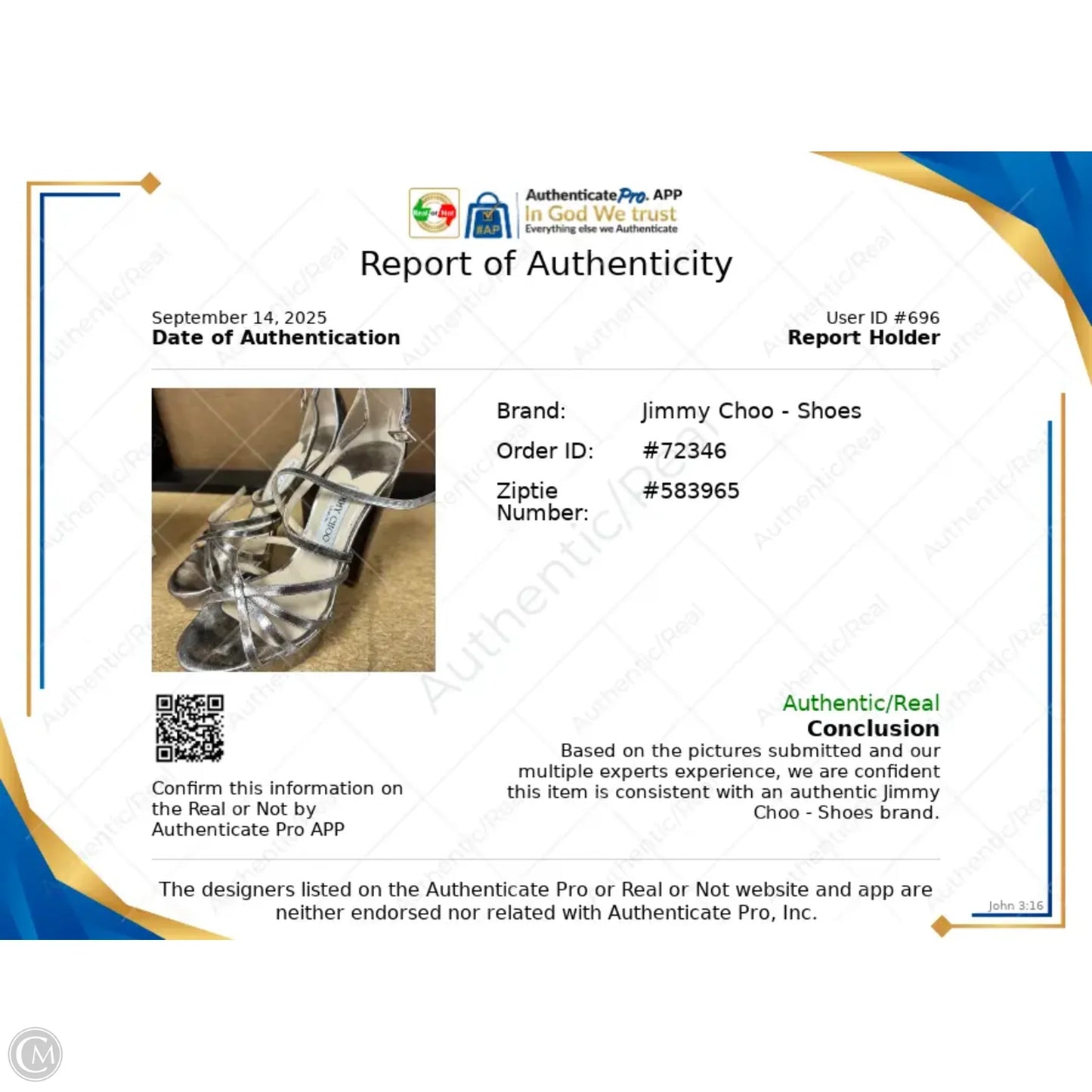 Shoes Luxury Designer By Jimmy Choo In Silver, Size: 9