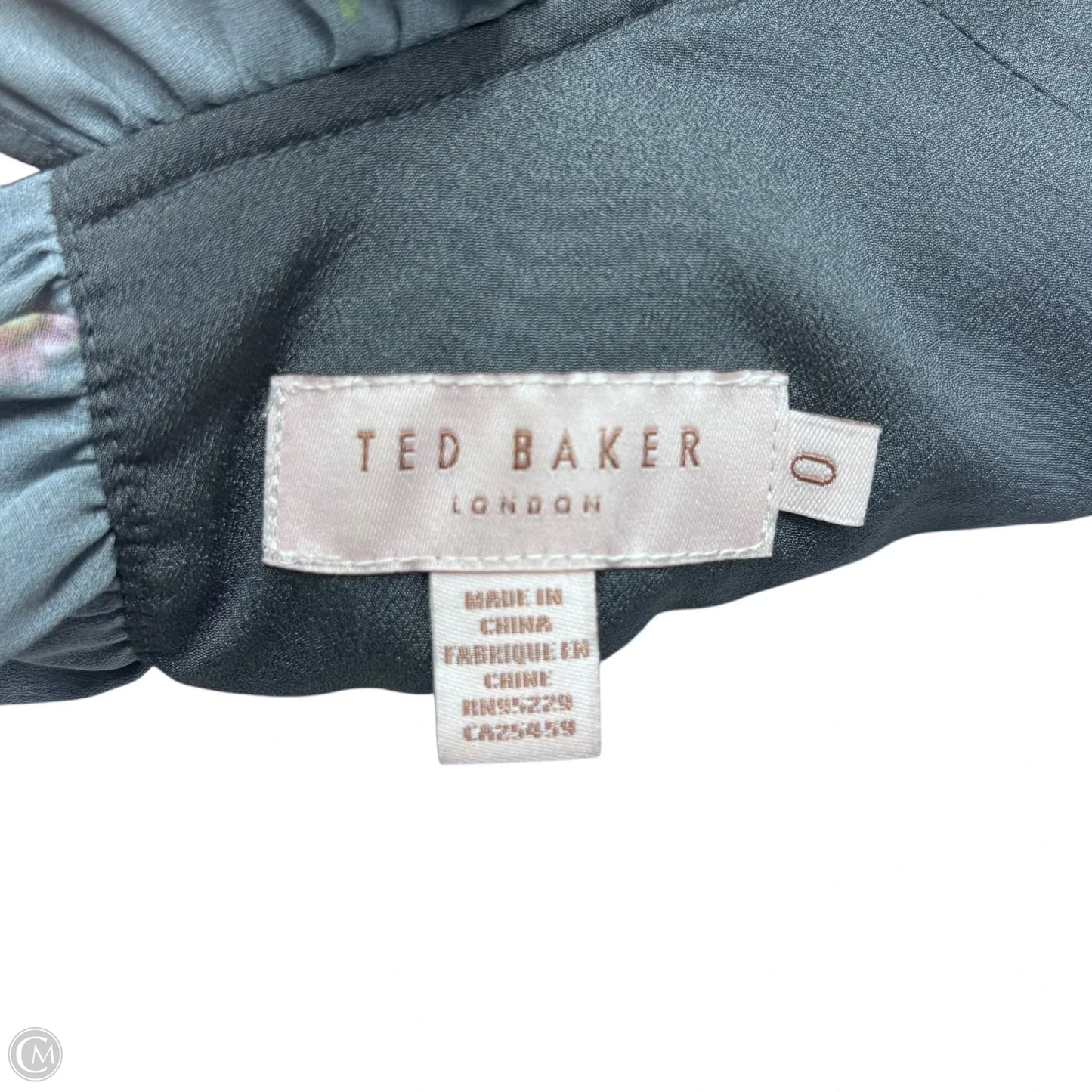 Dress Casual Midi By Ted Baker In Grey & White, Size: Xs