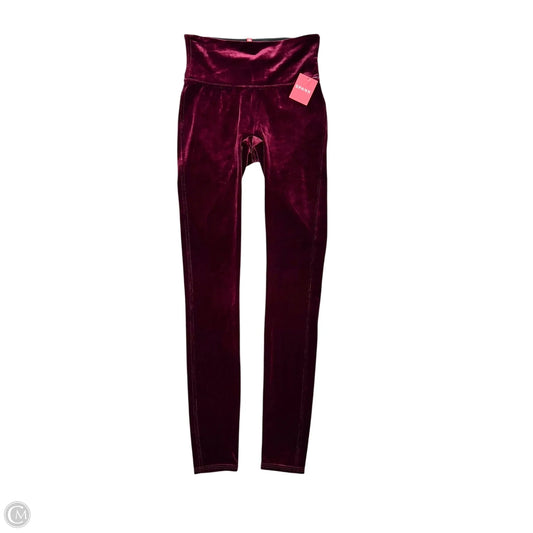 Pants Leggings By Spanx In Maroon, Size: S