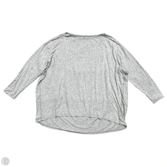 Athletic Top Long Sleeve Crewneck By Lululemon In Grey, Size: Xl