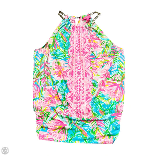 Top Sleeveless Designer By Lilly Pulitzer In Multi-colored, Size: S