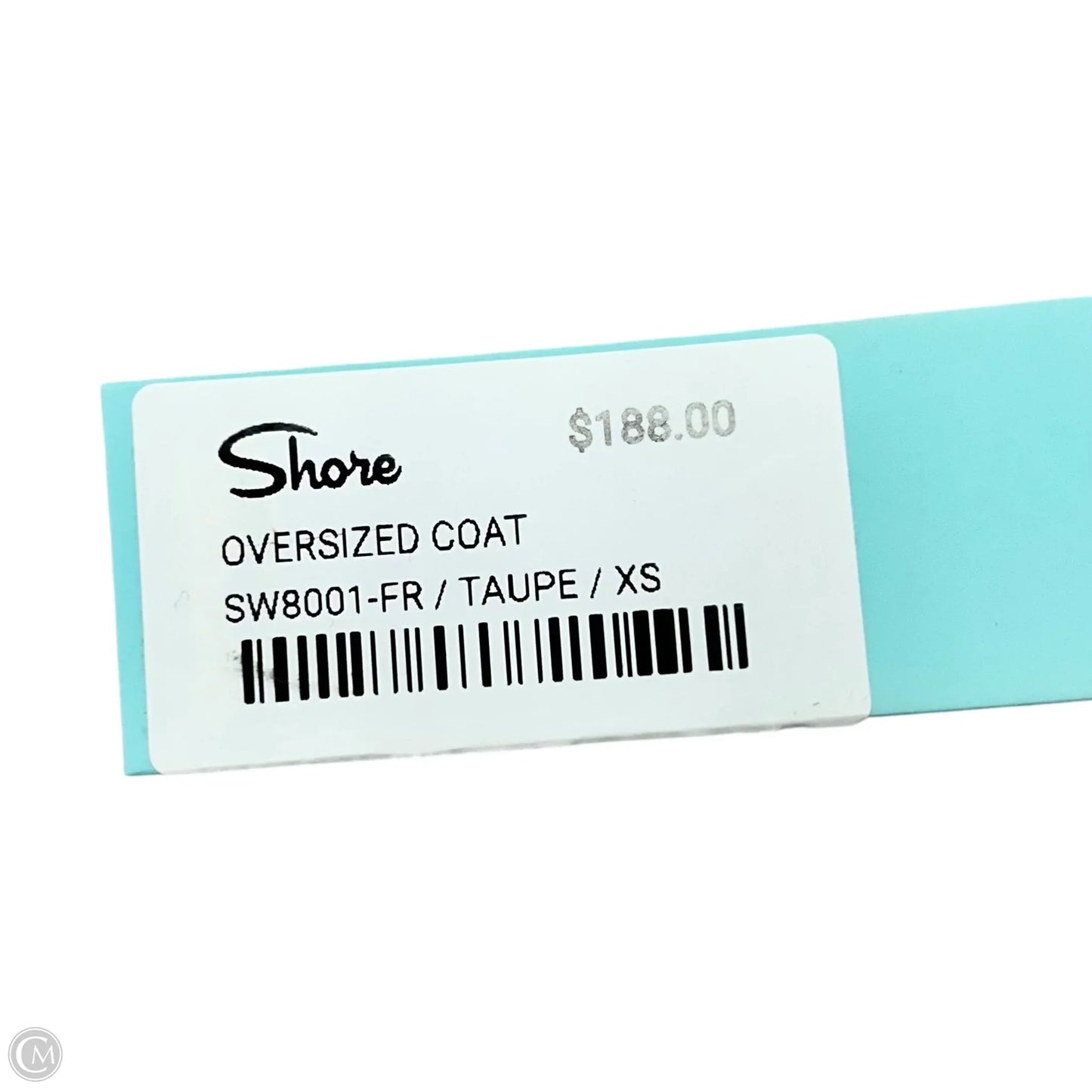 Coat Trench Coat By Shore In Tan, Size: Xs