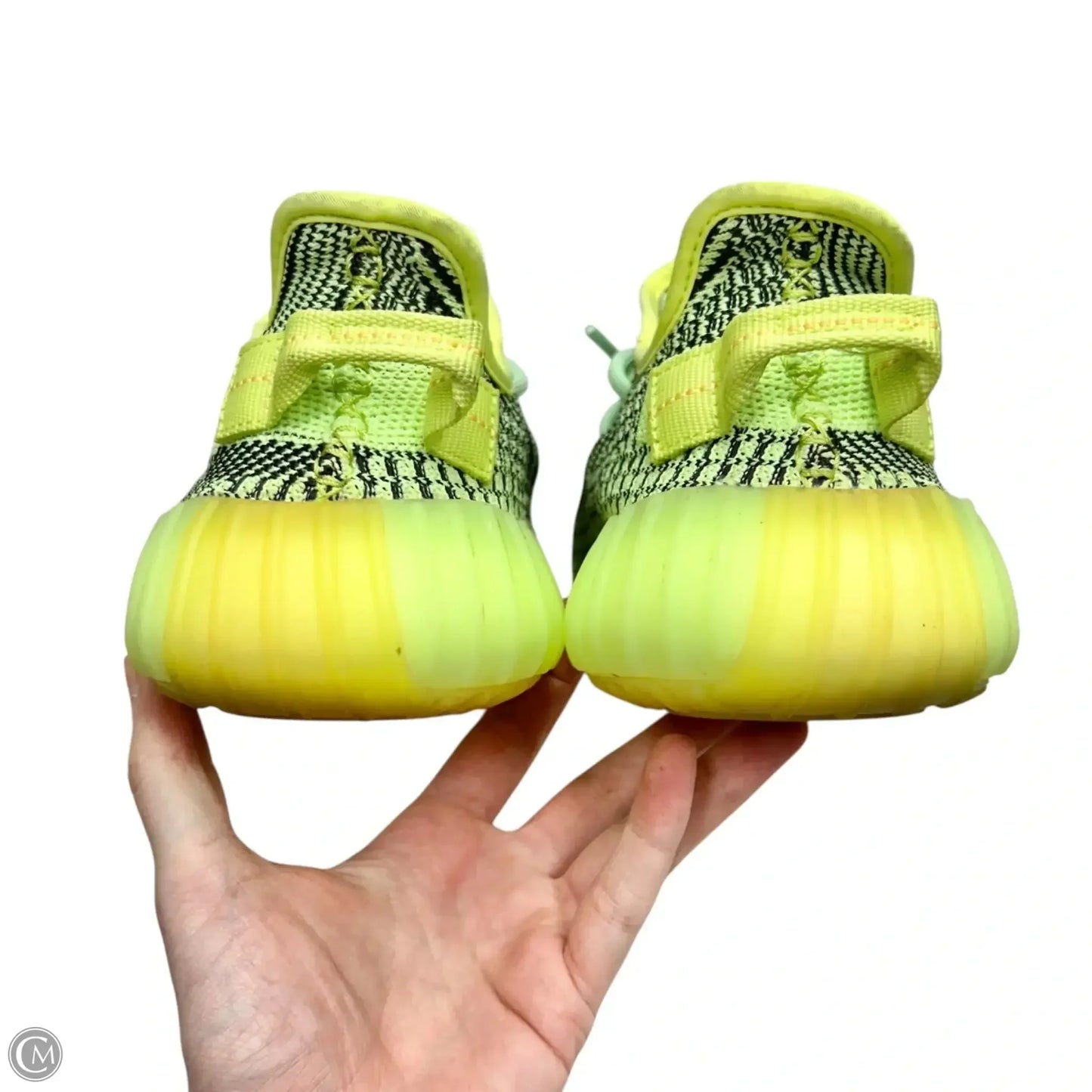 Shoes Luxury Designer By Yeezy In Green, Size: 7