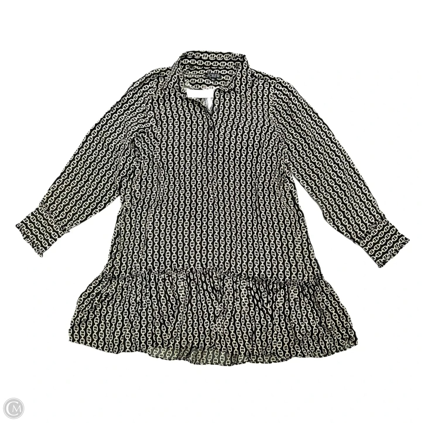 Dress Casual Short By J. Crew In Black & Tan, Size: L