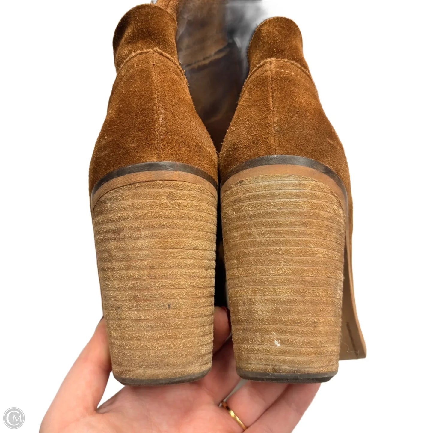 Boots Knee Heels By Dolce Vita In Tan, Size: 9.5