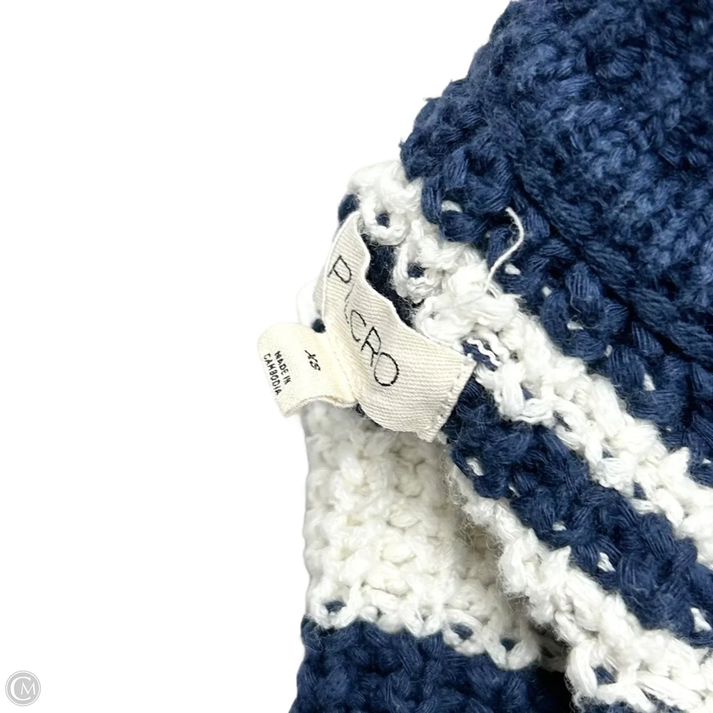 Sweater By Pilcro In Blue & White, Size: Xs