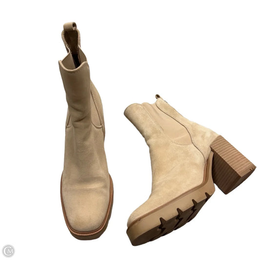 Boots Ankle Heels By Sam Edelman In Beige, Size: 9