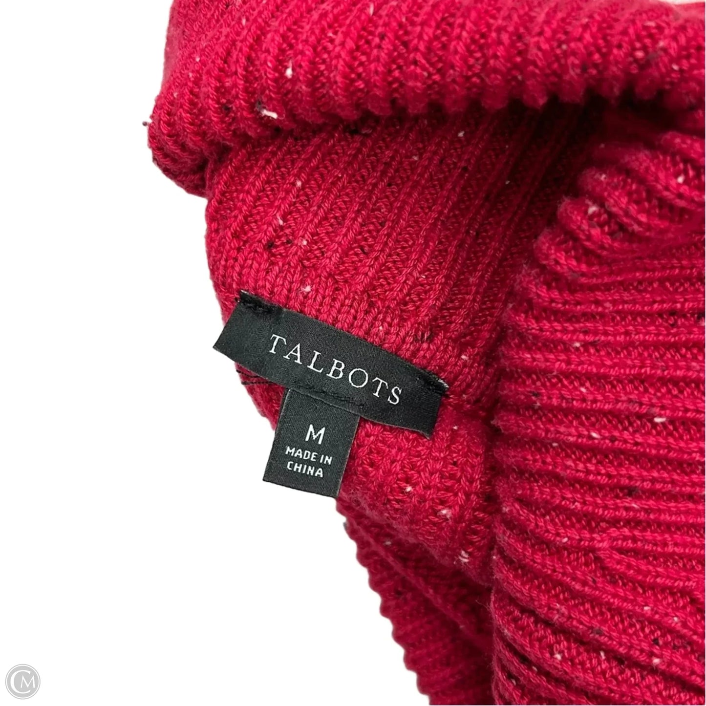 Sweater By Talbots In Red, Size: M
