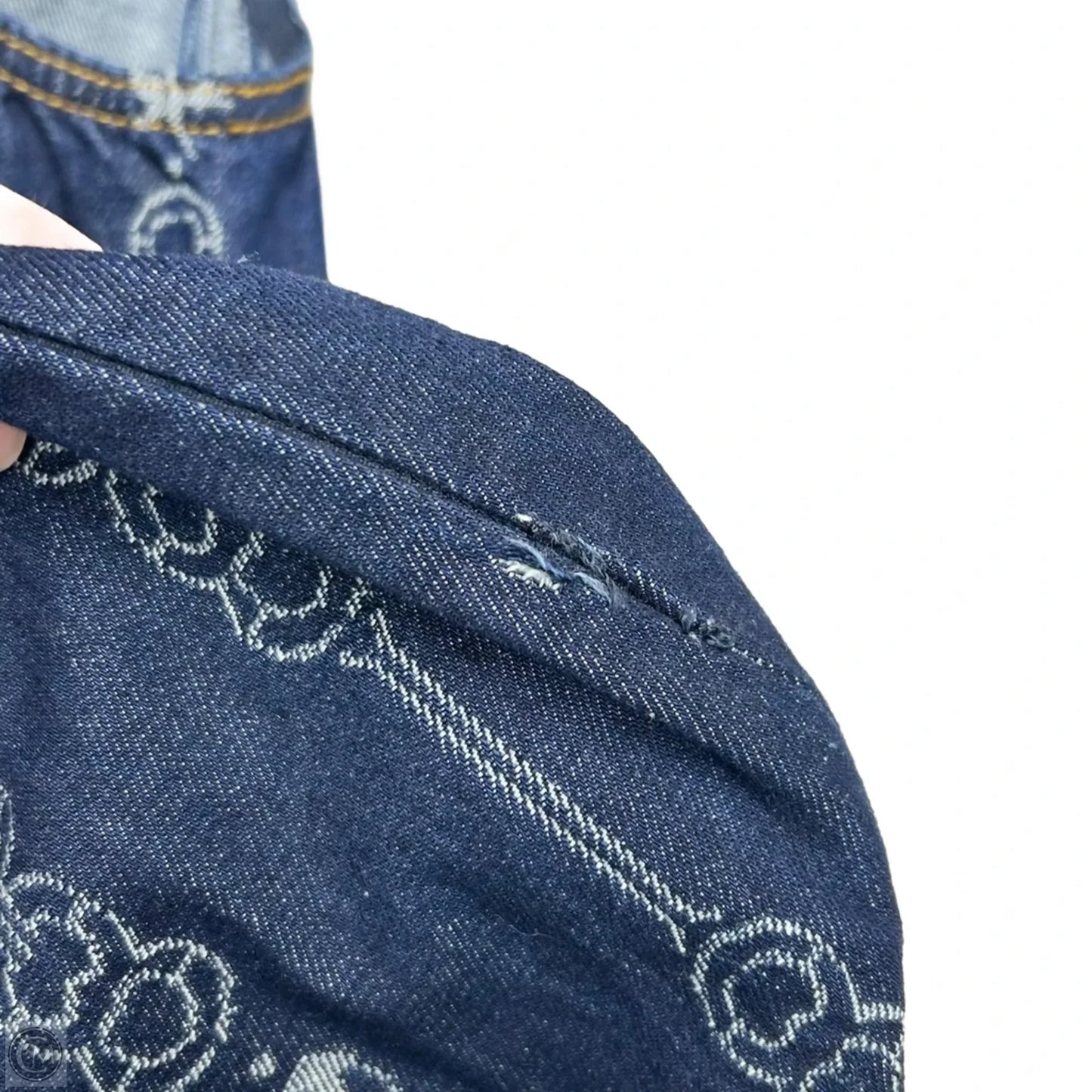 Dress Designer By Tory Burch In Blue Denim, Size: Xs