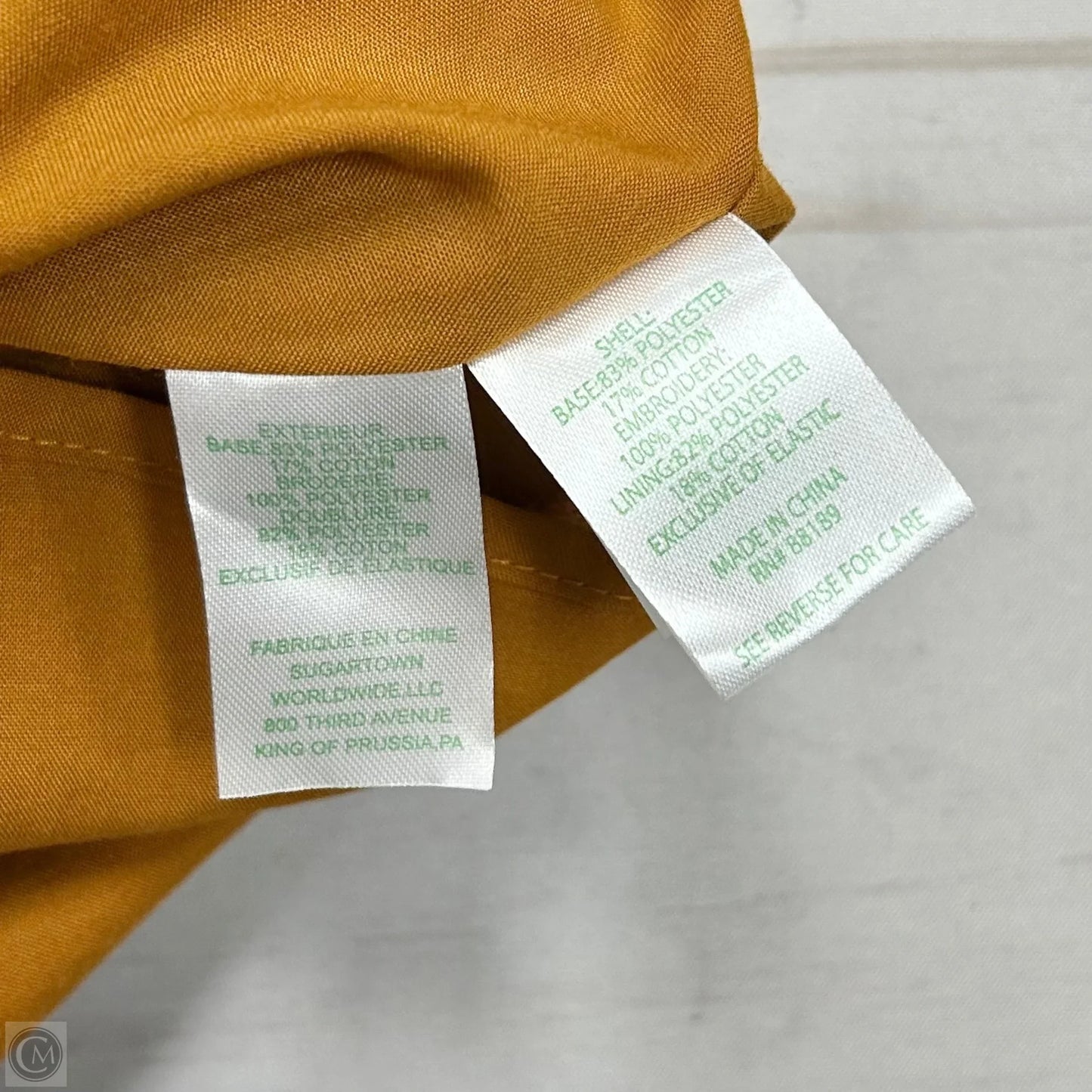 Skirt Set 2pc Designer By Lilly Pulitzer In Tan, Size: Xs