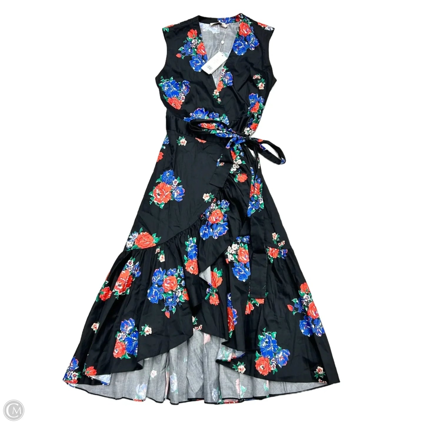 Dress Designer By Tory Burch In Black & Red, Size: Xs